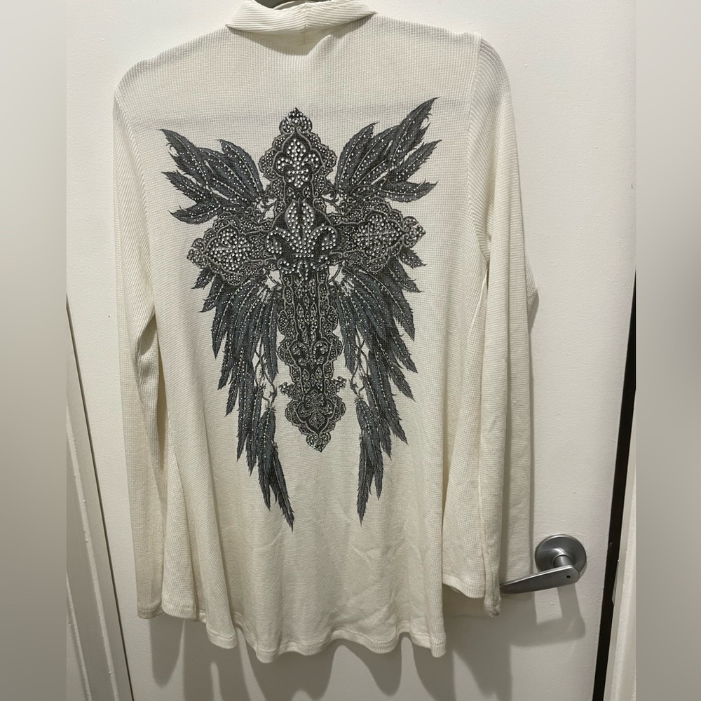 Vocal Ivory Long Sleeve cardigan